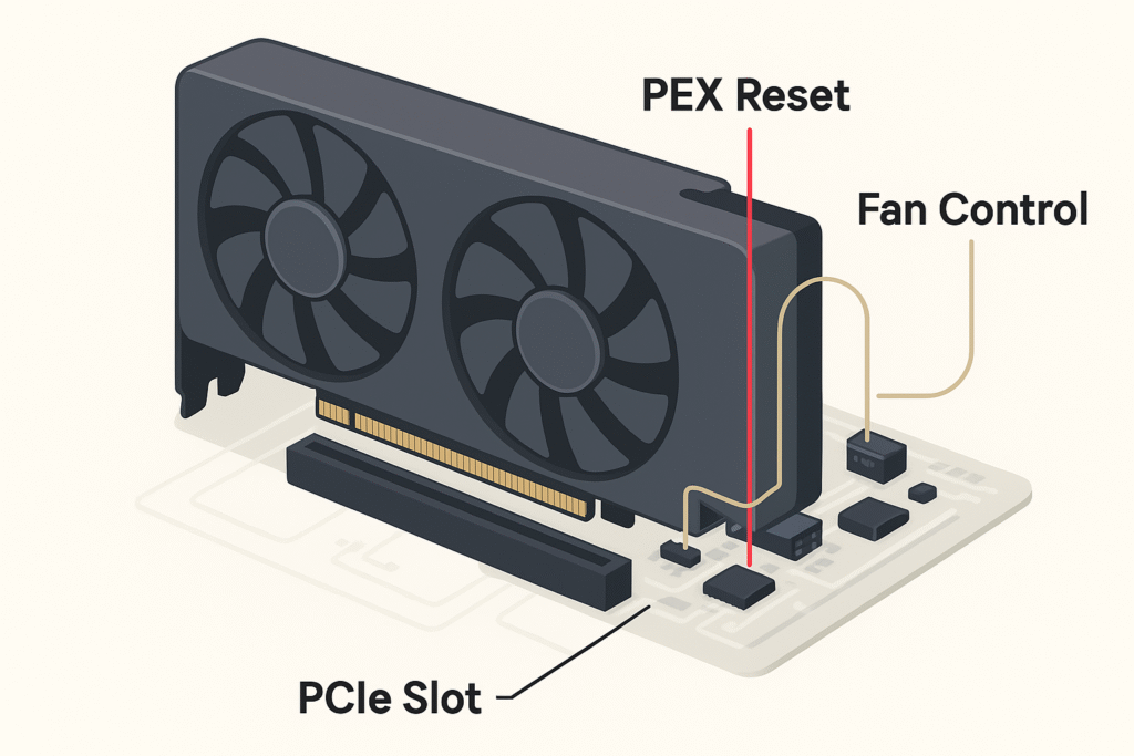 does pex reset enable fans