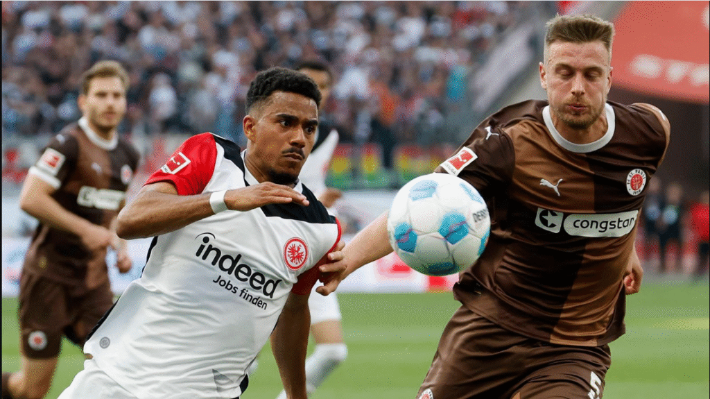 ticker: teilnehmer: Eintracht Frankfurt gegen FC St. Pauli