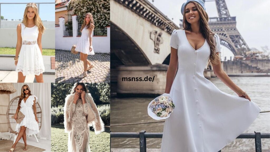 weißes kleid