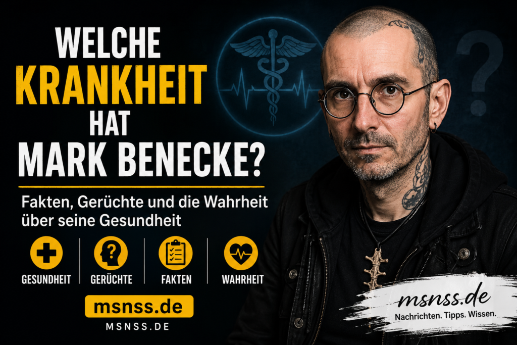 Welche Krankheit hat Mark Benecke: Fakten, Gerüchte und die Wahrheit welche krankheit hat mark benecke